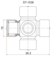 Крестовина рулевого кардана 15*38 universal Sat ST1538