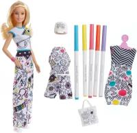 Игровой набор Барби Crayola Одежда-раскраска (Barbie Colour-in Fashion) FPH90