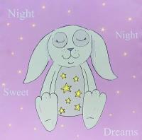 Настенный ночник Suki Light-Up Wall Canvas Flop Rabbit (Зуки ночник Кролик Флоп)