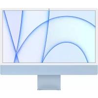 Моноблок Apple iMac 24" 2021 г. MKGPK3, 4480x2520, Apple M1 2.064 ГГц, RAM 8 ГБ, SSD 256 ГБ, Apple M1 8-Core, MacOS, blue