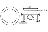 Поршень 0.25 Autowelt арт. PN51062