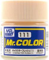 MR.HOBBY Mr.Color Character Flesh 1, Телесный полуматовый, Краска акриловая, 10мл