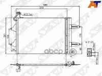 Радиатор Кондиционера Volkswagen Polo 01-09 / Seat Cordoba 99-09 / Ibiza 02-12 / Skoda Fabia 99-15 Sat арт. ST-SD02-394-0