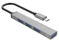 USB-концентратор ORICO AH-A13 USB-A 3.0 + USB-A 2.0 серый (ORICO-AH-A13-GY-BP)