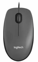 Мышь Logitech M90 910-001794 dark grey, USB