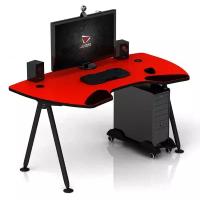 Cтол компьютерный для геймера DX LUNA красный