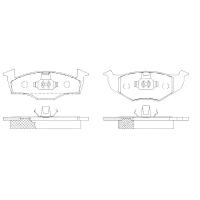 PATRON PBP1101 (6N0698151 / 6N0698151C) колодки тормозные дисковые передн seat: arosa 97-04, Ibiza (Ибиза) IV 06-