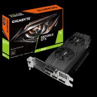 Видеокарта GIGABYTE GeForce GTX1630, GV-N1630OC-4GL, 4Gb DDR6, 64bit, DVI/2xHDMI/DP, 2xFan, RTL