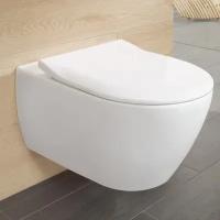 Унитаз Villeroy & Boch Subway 2.0 Plus 5614 R2R1 подвесной безободковый с микролифтом