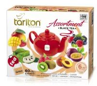 Чай Tarlton чёрный ассорти, 6 вкусов по 10 пак., 120г. Sri Lanka
