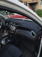 Накидка на панель приборов ручной работы Nissan Qashqai 2-ое поколение кузов J11 2013-2021. Коврик на торпедо. Kvoter_styling