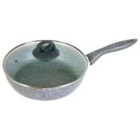 Сотейник Scovo Stone pan ST021, 24 см, с крышкой