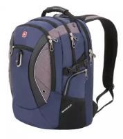 Рюкзак Swissgear 15", синий/серый, 35х23х48 см, 39 л