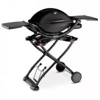 Газовый гриль Weber Q 2200 Black Line с тележкой черный