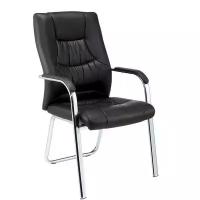 Конференц-кресло Easy Chair Echair 807 VPU кожзам черный, хром