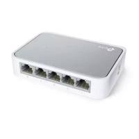 Неуправляемый коммутатор 05 портов TP-Link TL-SF1005D ( 5x100Мбит/ с) корпус - пластик