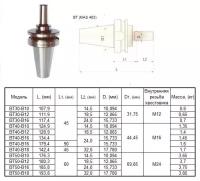 Оправка 7:24 -ВТ30х45 (MAS403) / В16 на внутренний конус сверлильного патрона (для станков с ЧПУ) \"CNIC\" (шт)