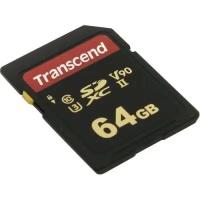 SecureDigital 64GB Transcend UHS-II U3 Class 10 V90 SDXC/SDHC MLC R/W 285/180MB/s TS64GSDC700S