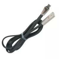 Кабель, разъем USB HOCO x4 Zinc для Micro USB, 2.4 A, длина 1.2 м, черный, 6957531041955