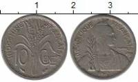 Клуб Нумизмат Монета 10 центов Индокитая 1939 года Медно-никель