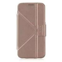 Кожаный чехол книжка для Samsung Galaxy S6 - The Core Smart Case - Gold (GCSAS6)