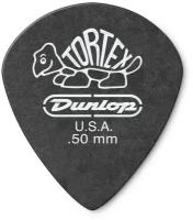 Медиаторы DUNLOP 482P.50 TORTEX PITCH BLACK JAZZ III, упаковка 12 шт