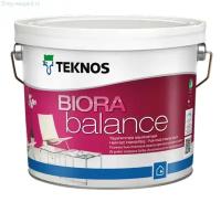 Краска Teknos Biora Balance база PM1 белый для стен и потолков белый