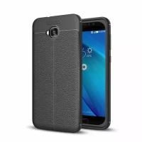 Чехол-накладка Litchi Grain для ASUS ZenFone 4 Selfie ZD553KL (черный)