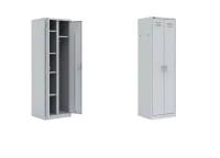 Шкаф металлический для хранения инвентаря и одежды пакс ШРМ-22/800У 800х500х1860мм хозяйственный
