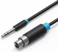 Кабель акустический Vention BBEBG Jack 6.5 M/XLR F, 1.5 м