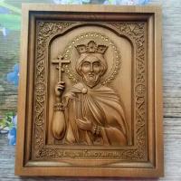 Резная икона «Святой царь Константин»