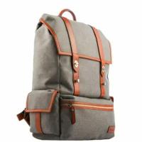 I-carer Рюкзак i-Carer 420x350x170mm Leather and Fabric Durable Travel Hiking Backpack (RSJ-01-B1grey) Серый I-carer 05072