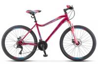 Велосипед 26 Stels Miss 5000 MD (рама 18) V020 Вишневый/розовый