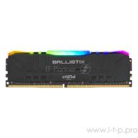 Память Crucial Dram Ballistix Black RGB 16GB DDR4 BL16G32C16U4BL