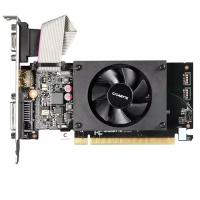Видеокарта GeForce GT710 2048Mb Gigabyte GV-N710D3-2GL, 954/1800 64bit DDR3 VGA DVI HDMI