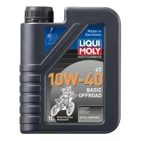 Моторное масло 4-х тактное Liqui Moly Motorbike Basic Offroad 10W-40 минеральное 1 л