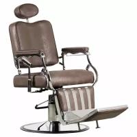 UGOL / Мужское барбер кресло (парикмахерское) "NEOCLASSIC 3001", коричневое