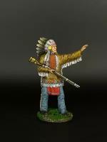 Оловянный солдатик Индейский вождь Дикий Запад