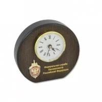 Настольные деревянные часы "ФСБ России" (круглые)
