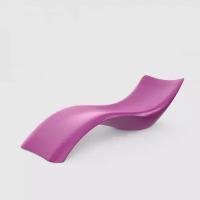 Шезлонг для бассейна (лежак), 3D-пластик (полиэтилен), цветной (Royal Purple)