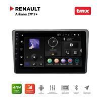 Автомагнитола Renault Arkana 19+ (MAXIMUM Incar TMX-1409-4) Android 10/1280*720, BT, wi-fi, 4G LTE, DSP, 4-64Gb, 10"