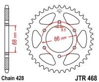 Звезда ведомая JTR468 36 JT