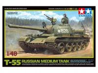 Военная техника Tamiya 32598 Tamiya Советский средний танк Т-55 с фигурой командира (1:48)