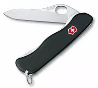 Нож перочинный Victorinox Sentinel One Hand (0.8413.M3) 111мм 4функций черный карт.коробка