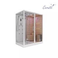 Сауна Ceruttispa ALBANO-R White 1800x1100x2230 мм