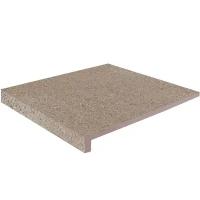 Клинкерная ступень лестницы фронтальная Exagres Peldano Recto Milan Arena Antislip 33x33x3