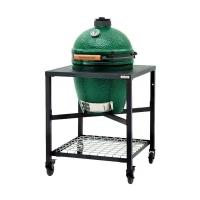 Керамический гриль Big Green Egg L на модульной подставке Зеленый