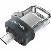 USB Flash накопитель 128GB SanDisk Ultra Dual Drive m3.0 (SDDD3-128G-G46) USB 3.0 + microUSB (OTG) Черный