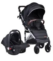 Коляска детская прогулочная Bino Angel Comfort Black с автолюлькой