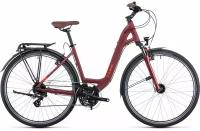 Городской велосипед Cube Touring Easy Entry (2022) темно-красный 45см